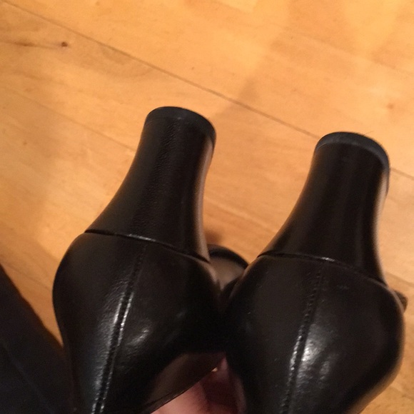 Franco sarto peep toe heels in black - Picture 6 of 7